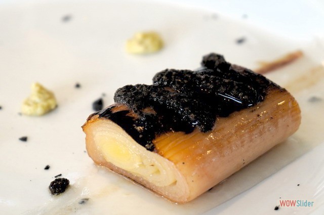 Puerro a la plancha